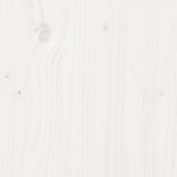 Bookcase Bed without Mattress White 160x200 cm Solid Wood Pine 3321904