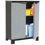 Plastic Cabinet 68x39x92 cm Rattan Design 337898