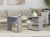 Coffee Table Grey Sonoma 66 x 49.5 x 45 cm Engineered Wood 8000121