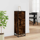 Highboard Smoked Oak 35.5x35x106.5 cm Engineered Wood and Metal 849066