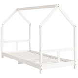 Kids Bed Frame White 80x200 cm Solid Wood Pine 835716