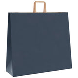 Paper Bags 250 pcs with Handles Blue 54x15x49 cm 4101934