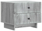 Bedside Cabinet Grey Sonoma 43 x 34.5 x 47.5 cm Engineered Wood 893847
