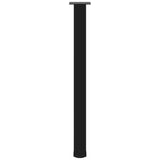Bar Table Legs 4 pcs Black 100-102 cm Steel 4012476