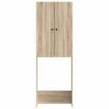 Toilet Cabinet EDE Sonoma Oak 66 x 25.5 x 190 cm 896037