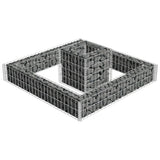 ZNTS Gabion Planter Galvanised Steel 120x120x20 141625