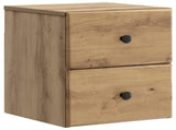 Wall-Mounted Bedside Cabinet Artisan Oak 34.5 x 33 x 40 cm 899163