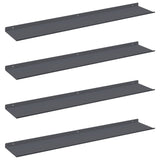 Floating Shelf 4 pcs Anthracite 100 x 18 x 2.5 cm Steel 8004049