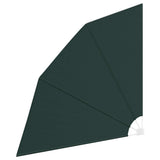 Balcony Privacy Screen 210 x 210 cm Polyester Dark Green 42000937