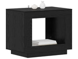 Side Table Black Oak 60 x 40 x 65 cm Engineered Wood 899896