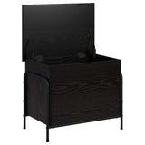 Storage Box Black Oak 60 x 40 x 49.5 cm Engineered Wood 8013668