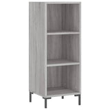 Highboard Grey Sonoma 34.5x34x180 cm Engineered Wood 3200327