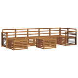 Sofa Sets 8 pcs Natural Solid Acacia Wood 3375219
