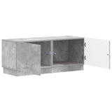 TV Cabinet Concrete Grey Engineered Wood 897338