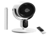 UK Standard FKYT-L18XH5R 2-in-1 Air Circulator Fan, 220V 40W, Black & White ABS Body, Copper-clad 36804356