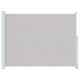 Patio Retractable Side Awning 220x300 cm Grey 313425