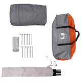 Canopy Tent Water-Resistant Grey and Orange 42042212