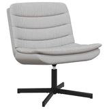 Swivel Chair Cloud Grey 63 x 75 x 76 cm Fabric 42007358