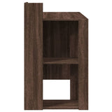 Office Desk Brown Oak 103.5x56.5x94 cm Engineered Wood 847981