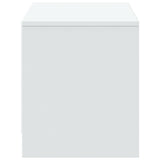 TV Cabinet with LED White 97x34x40 cm Engineered Wood 852236