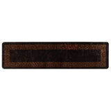 Rug Runner MARSA Black 100 x 400 cm Polyester and PVC 42023298