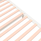 Bed Frame without Mattress White Solid Wood 200x200 cm 814970