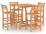 Outdoor Bar Set Natural Acacia Solid Acacia wood Medium Strong 3057849
