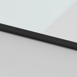 Sliding Door with Hardware Set Black 102.5x205 cm Tempered Glass 3375959