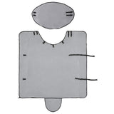 Horse Blanket Full Light Grey and Pink 155 cm Polyester 42013295