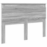 Headboard with Headboard Grey Sonoma 160 cm Engineered Wood 887438