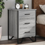 ZNTS Bedside Cabinet Grey Sonoma 40x41x60 cm Engineered Wood 848527