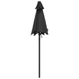 Garden Parasol Anthracite 200x224 cm Aluminium 47206