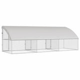 Chicken Cage 3 pcs Silver 600 x 200 x 200 cm Galvanised Steel 3368315