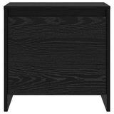 Bedside Cabinet Black Oak 45 x 34 x 44.5 cm Engineered Wood 8000983