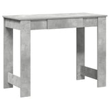 Desk Concrete Grey 100x45x75 cm Engineered Wood 860430