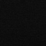 ZNTS Bed Frame without Mattress Black Double Fabric 3285039