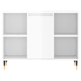 Bathroom Cabinet High Gloss White 80x33x60 cm Engineered Wood 831622