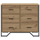 Chest of Drawers 2 pcs Artisan Oak 91 x 35.5 x 74.5 cm 3365604