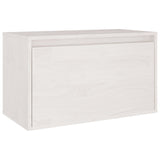 ZNTS TV Cabinets 3 pcs White Solid Wood Pine 3100120