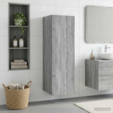 Wall-mounted Bathroom Cabinet Grey Sonoma 33 x 34.5 x 100 cm 890528