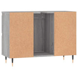 Bathroom Cabinet Grey Sonoma 80x33x60 cm Engineered Wood 831650
