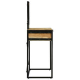 Dressing Table Brown 100 x 40 x 120 cm Solid Acacia Wood 374115