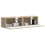 TV Wall Cabinet 2 pcs Sonoma 60 x 31 x 29.5 cm Engineered Wood 892194