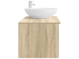Bathroom Furniture Set 2 pcs Sonoma Oak Engineered Wood 3403914