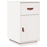 Desk Cabinet White 40x50x75 cm Solid Wood Pine 820098