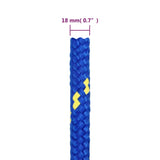 Boat Rope Blue 18 mm 100 m Polypropylene 152472