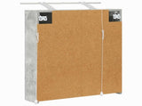 Bathroom Mirror Cabinet Concrete Grey 60 x 14.5 x 70 cm 889066