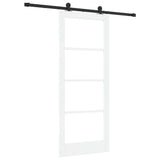 Sliding Door ORKDAL White and Black 83 x 202 cm 3331998