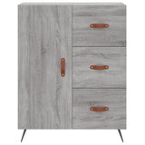 Highboard Grey Sonoma 69.5x34x180 cm Engineered Wood 3189419