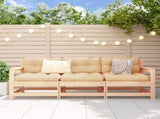 3 Piece Garden Lounge Set Solid Wood Pine 825527